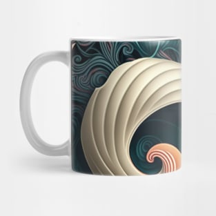 big wave abstract Mug